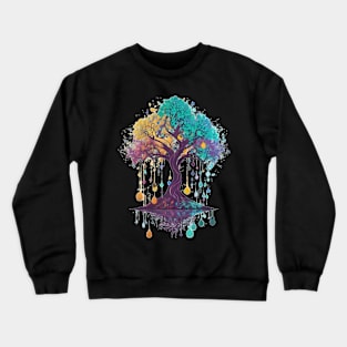 Celestial Tree of Life Crewneck Sweatshirt